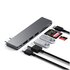 Satechi ST-HUCPHSM replicatore di porte e docking station per laptop USB 3.2 Gen 2 (3.1 Gen 2) Type-C Grigio