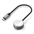 Satechi ST-QCAWM Caricabatterie per dispositivi mobili Orologio intelligente Bianco, Grigio USB Carica wireless Interno