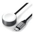 Satechi ST-QCAWM Caricabatterie per dispositivi mobili Orologio intelligente Bianco, Grigio USB Carica wireless Interno