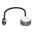 Satechi ST-QCAWM Caricabatterie per dispositivi mobili Orologio intelligente Bianco, Grigio USB Carica wireless Interno