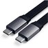 Satechi ST-TCCFC cavo USB 0,228 m USB 3.2 Gen 2 (3.1 Gen 2) USB C Nero, Grigio