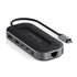 Satechi ST-U4MGEM replicatore di porte e docking station per laptop Cablato USB4 Nero, Grigio