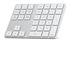 Satechi ST-XLABKS Tastierino Numerico Universale Bluetooth Argento