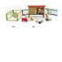 Schleich Farm World Rabbit and guinea pig hutch