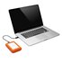 Seagate LAC301558 Rugged Mini 1000 GB Arancione, Argento