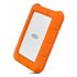 Seagate LaCie Rugged USB-C 4TB Arancione, Argento