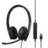 Sennheiser ADAPT 160T ANC USB Auricolare Cablato Nero