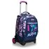 Seven Jack-2WD Trolley Zaino casual Blu, Rosa, Viola Poliestere