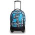 Seven Jack-2WD Trolley zaino Nero, Blu, Bianco Poliestere