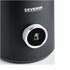 Severin Spuma 700 Plus Schiumatore per Latte Automatico Nero, Acciaio inossidabile