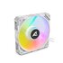 Sharkoon F50 Case per computer Ventilatore 12 cm Grigio, Bianco