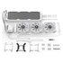 Sharkoon S100 ARGB AIO dissipatore a liquido 360 White Bianco