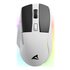Sharkoon SGM50W Gaming Mano destra RF Wireless + USB Type-A Ottico 6400 DPI Bianco