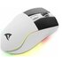 Sharkoon SGM50W Gaming Mano destra RF Wireless + USB Type-A Ottico 6400 DPI Bianco