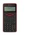 Sharp SH-ELW531TG Calcolatrice con display Nero, Rosso