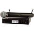 Shure BLX24R/B58 UHF - Sistema microfono wireless per chiesa, karaoke, canto – 14 ore di durata della batteria, portata 100 m