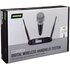 Shure GLXD24+/B87A Microfono wireless per chiesa, karaoke e voci con batteria 12 ore e raggio 30m