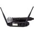 Shure GLXD24+/SM58 Microfono wireless digitale professionale per chiesa, karaoke, voci, durata batteria 12 ore