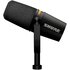 Shure MV7+ Microfono per Podcast-Audio avanzato, pannello a sfioramento a LED, uscite USB-C e XLR, modalità livello automatico, filtro pop digitale, effetti di riverbero, podcasting, streaming -