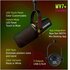 Shure MV7+ Microfono per Podcast-Audio avanzato, pannello a sfioramento a LED, uscite USB-C e XLR, modalità livello automatico, filtro pop digitale, effetti di riverbero, podcasting, streaming -
