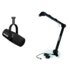 Shure MV7X Microfono + A/26 BK Asta Regolabile Broadcast con cavo 5 metri con connettori XLR