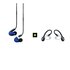 Shure SE846BABL+UNI-EFS Auricolari a 3 vie colore blu