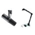 Shure SM7B Microfono Dinamico Cardioide + A/26 BK Asta Regolabile Broadcast con cavo 5 metri con connettori XLR