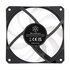 Silverstone Air Slimmer 120 Case per computer, Ventole 12 cm Nero, Trasparente 1 pz