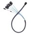 Silverstone CPS05 0,5 m Nero, Blu, Bianco