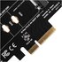 Silverstone ECM21-E scheda di interfaccia e adattatore Interno M.2
