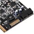 Silverstone ECU05 scheda di interfaccia e adattatore Interno USB 3.2 Gen 1 (3.1 Gen 1)