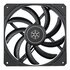 Silverstone SST-AS140B sistema di raffreddamento per computer Case per computer Ventilatore 14 cm Nero 1 pz