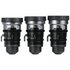SIRUI Set IronStar t/1.9 1.5X Anamorphic Full Frame Cine (35mm,45mm,60mm) Blue Flare EF/PL