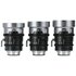 SIRUI Set IronStar t/1.9 1.5X Anamorphic Full Frame Cine (35mm,45mm,60mm) Neutral Flare EF/PL