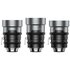 SIRUI Set IronStar t/1.9 1.5X Anamorphic Full Frame Cine (75mm,100mm,135mm) Neutral Flare EF/PL