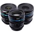 SIRUI Set Night Walker t/1.2 S35 Cine Micro 4/3 (24mm, 35mm, 55mm) - Nero