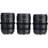 SIRUI VP-1 Vision Prime 24mm/35mm/50mm t/1.4 Black Sony E-Mount Nativo - Baionette RF/Z/L-Mount in dotazione