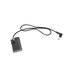 SmallRig Cavo di ricarica per batteria fittizia DC5521 a LP-E6