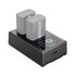 SmallRig 4081 carica batterie Batteria per fotocamera digitale USB