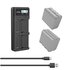 SmallRig Caricabatteria doppio per Sony NP-F
