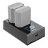 SmallRig Caricabatteria doppio per Sony NP-FZ100