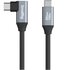 SmallRig Cavo dati USB-C (dritto) a USB-C (angolato) 35 cm 20 Gbps PD100W