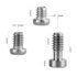 SmallRig Confezione di Viti Esagonali da 1/4″ (12 pezzi) 1713