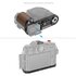 SmallRig Impugnatura a forma di L in legno per FUJIFILM X-T50 - Nera