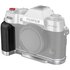 SmallRig Impugnatura a forma di L in silicone per FUJIFILM X-T50 - Argento