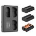 SmallRig Kit batteria e caricabatterie triplo per Nikon EN-EL15c