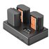 SmallRig Kit batteria e caricabatterie triplo per Sony NP-FZ100