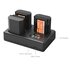 SmallRig Kit batteria e caricabatterie triplo per Sony NP-FZ100