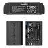 SmallRig Kit di ricarica DUAL per Canon LP-E6P con 2 Batterie Incluse