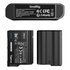 SmallRig Kit di ricarica DUAL per Nikon EN-EL15C con 2 Batterie Incluse